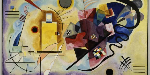 Wassily Kandinsky. Gelb-Rot-Blau, 1925.