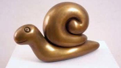 Otterness--Snail--2004--bronze--edition-of-9--Mom-16132-