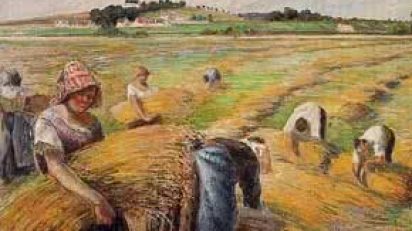camille_pisarro_the_harvest_1882