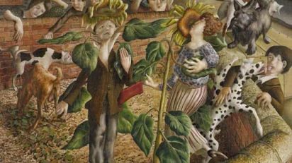 stanley_spencer_Sunflower_and_Dog_Worship
