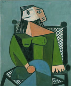 picasso_femme_assise_dans_un_auteuil