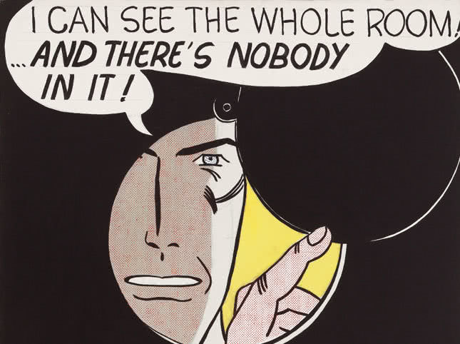 I_can_see_the_whole_room_and_theres_nobody_in_it_de_Roy_Lichtenstein