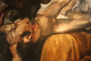 Detalle de 'Ticio'. Tiziano. 1548-1549. Museo Nacional del Prado. Foto: Sonia Aguilera.