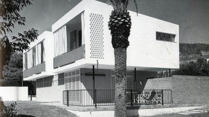 Oriol Bohigas, Josep Ma. Martorell Casa Guardiola. Argentona, Barcelona 1954-1955. Foto Francesc Català-Roca.