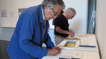 Antoni Muntadas y Enric Franch (Foto: Kippelboy), 2011.