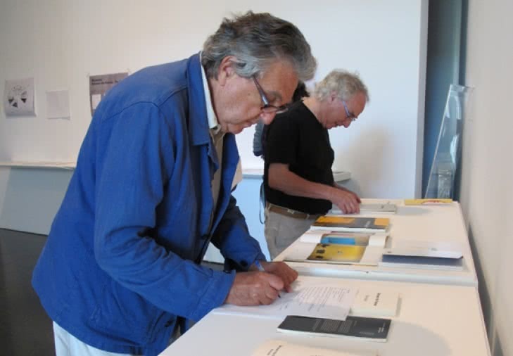 Antoni Muntadas y Enric Franch (Foto: Kippelboy), 2011.