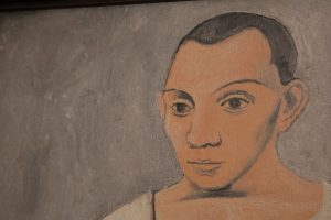 Pablo Picasso. Autorretrato con paleta. 1906. Philadelphia Museum of Art. Foto: Luis Martín.