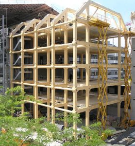 Tamedia Building, Zurich, Switzerland, 2013 Photo by Shigeru Ban Architects Europe.