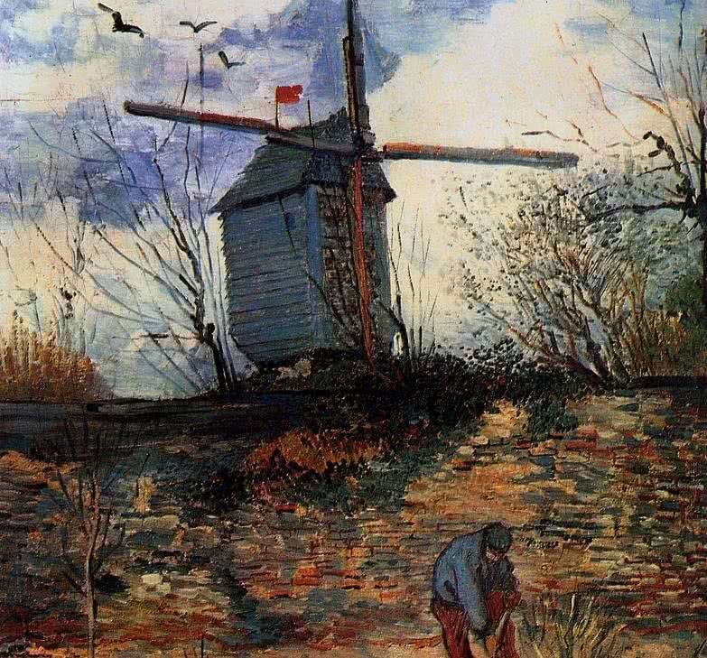 Vincent van Gogh. Moulin de la Galette. Óleo sobre lienzo. 1887.