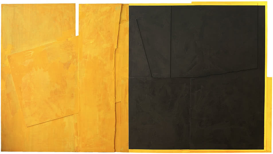 2003. Jerusalén. Técnica mixta sobre madera. 244 x 440 cm.