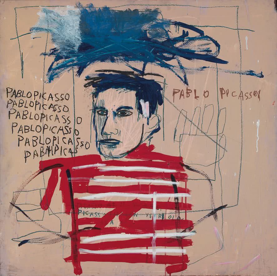 Jean-Michel Basquiat. Sin título (Pablo Picasso), 1984. Colección particular, Italia © 2013-2014 Antonio Maniscalco, Milán © The estate of Jean-Michel Basquiat / VEGAP.