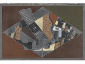 Guitarra y vaso (Guitare et verre), 1917 Óleo sobre lienzo 60,1 x 91,5 cm Kröller-Müller Museum, Otterlo Georges Braque © VEGAP, Bilbao, 2014 Foto © Coll. Kröller-Müller Museum, Otterlo