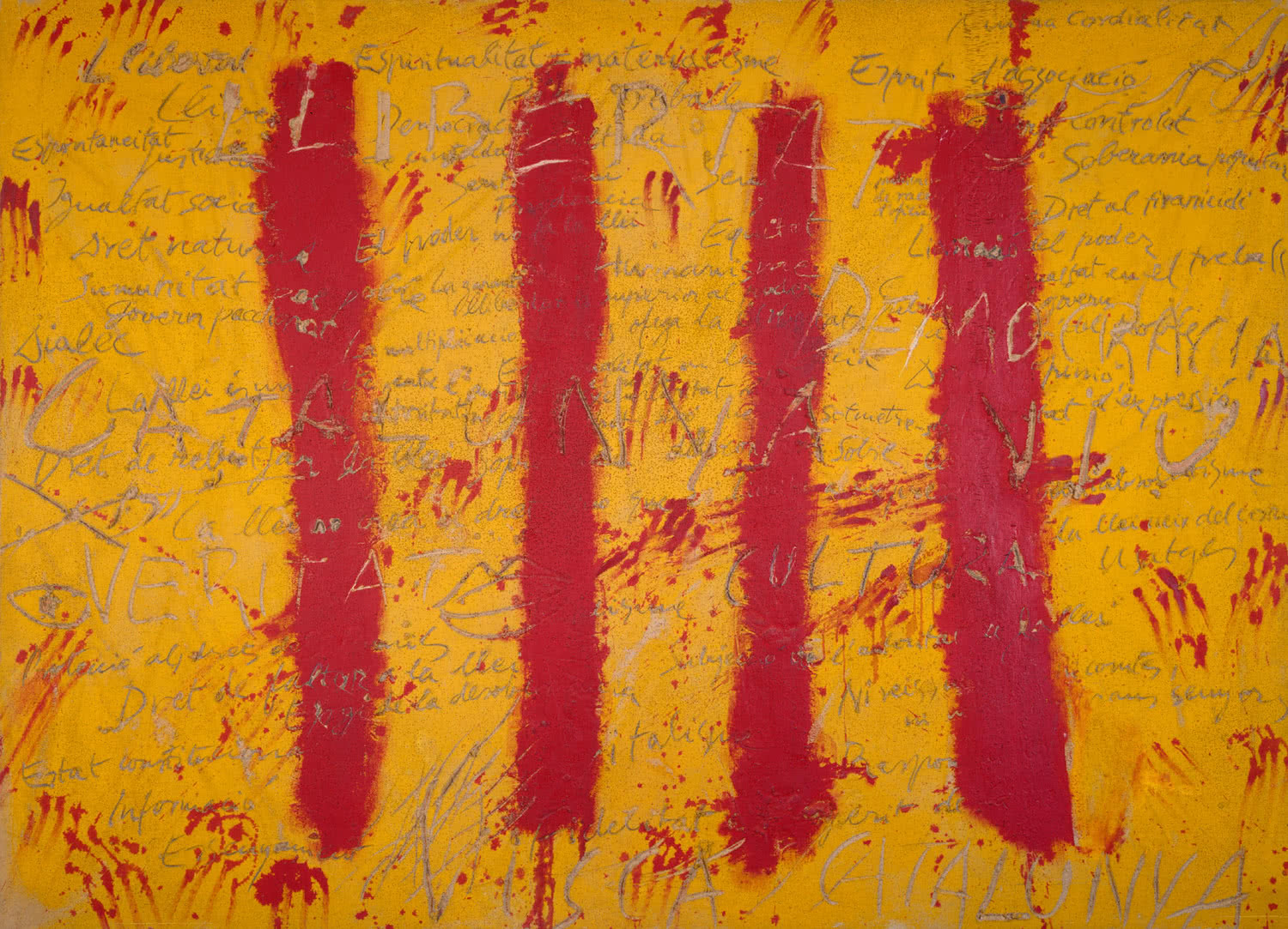 Antoni Tàpies. L'esperit Català, 1971.