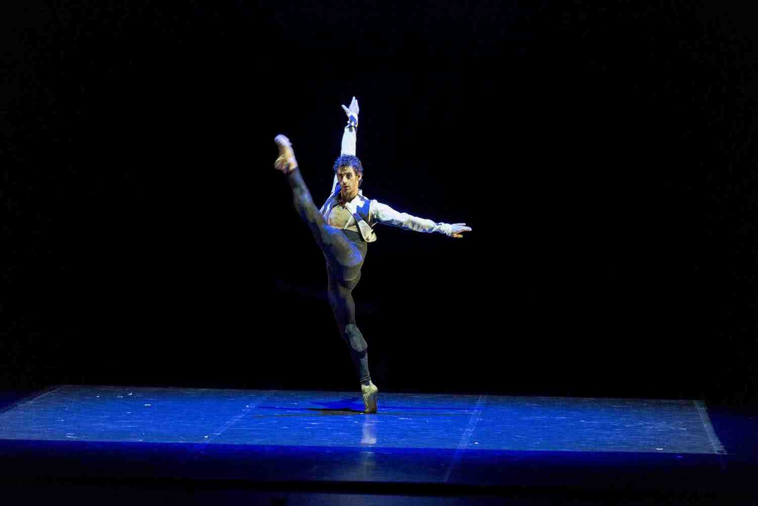 Raúl Montes. Josué Ullate. Quiebro, en coreografía de Víctor Ullate.