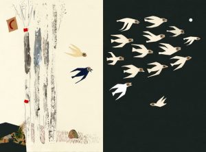Ilustración de Javier Zabala para 'El pájaro enjaulado' de la editorial Edelvives.