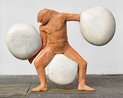 Francisco Leiro. Sísifo confuso 1. 2013.