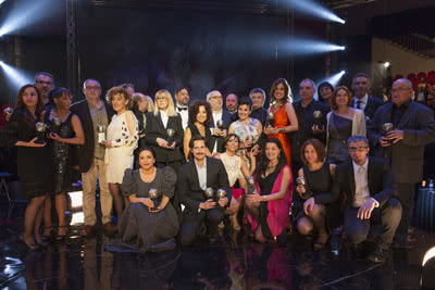 Ganadores de la XVII edición de los Premios Max de las Artes Escénicas. Foto: Enrique Cidoncha.