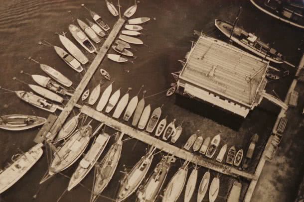 Agustí Centelles. Barcas en el puerto de Barcelona, ca. 1930 © Agustí Centelles.