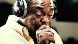 Ignacio Uriarte. The History of the Typewriter recited by Michael Winslow (Historia de la máquina de escribir por Michael Winslow), 2009. Videoproyección. Blu-ray. Color, sonido 20’ 52”. Dimensiones variables.