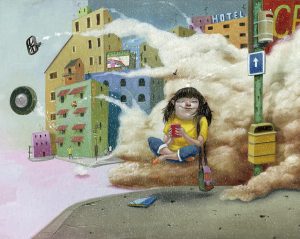 De 'Instantes de Felicidad'. Editado por Lumen y escrito por Lluís Llort.. Autor: Roger Olmos.