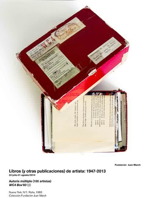 Autoría Múltiple (100 artistas). WC4 Box'83. Nueva York, N.Y.-Rahe, 1983. Colección Fundación Juan March