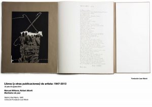 'Mutilados de Paz'. Manuel Millares, Rafael Alberti. (Foto: Fundación Juan March)