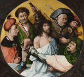 Cristo coronado de espinas. Hieronymus van Aeken Bosch “El Bosco”, primer cuarto del s. XVI. Patrimonio Nacional.