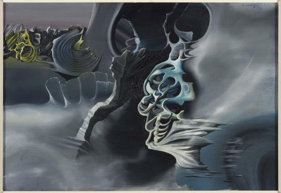 Óscar Domínguez. 'Composición cósmica' (1938).