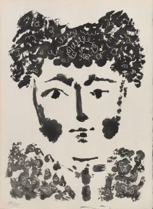 Pablo Picasso. Torero, 30 - 04 - 1949. Ilustración para Le Carmen des Carmen de Prosper Mérimée y Louis Aragon, 1964. (Illustration for Le Carmen des Carmen by Prosper Mérimée and Louis Aragon, 1964) Aguatintas, 40,7 x 30,5 cm. Colección Fundación Bancaja . © Sucesión Pablo Picasso, VEGAP, Madrid, 2014.