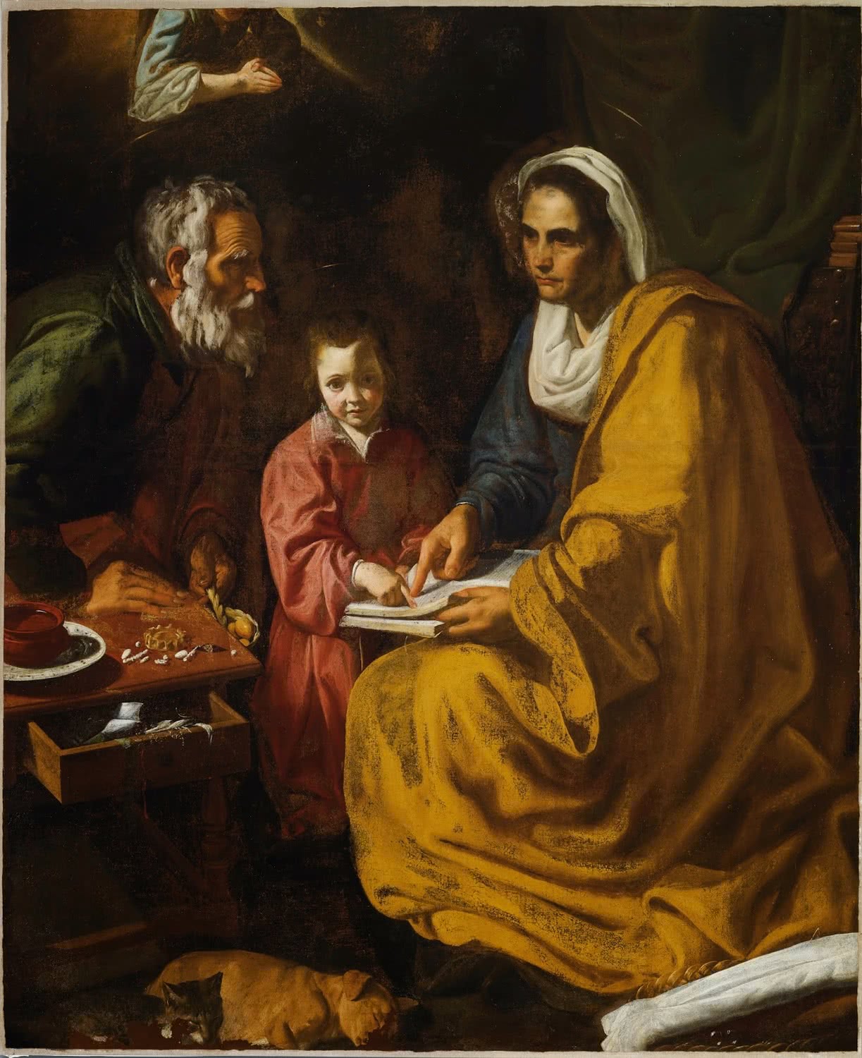 Diego Velázquez. La educación de la Virgen. 1617.