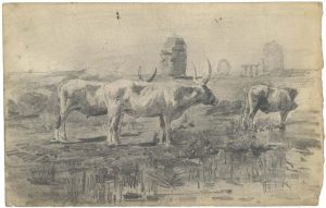 Joaquín Sorolla. Bueyes en el campo, 1882-1887.