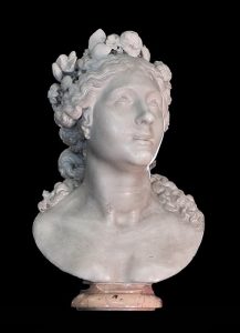 Anima Beata, 1619. Gian Lorenzo Bernini. Mármol blanco, 41,5 x 29 x 24 cm. Roma, Embajada de España ante la Santa Sede. Fotografía: Carolina Marconi.