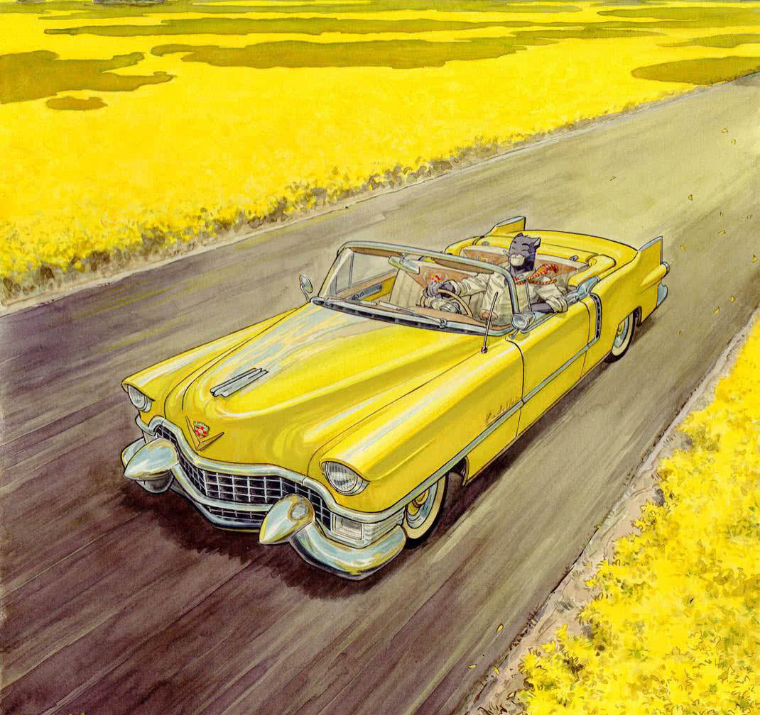 'Amarillo', de Canales y Garnido, cómic de la serie 'Blacksad'.