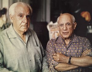 Christian Zervos y Pablo Picasso. Cahiers d'Art.
