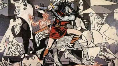 La pintura en el cómic.