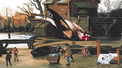 Óscar Seco. 'Little Nemo in Secoland' (detalle). Ganador Premio Internacional de Pintura Focus-Abengoa 2014.