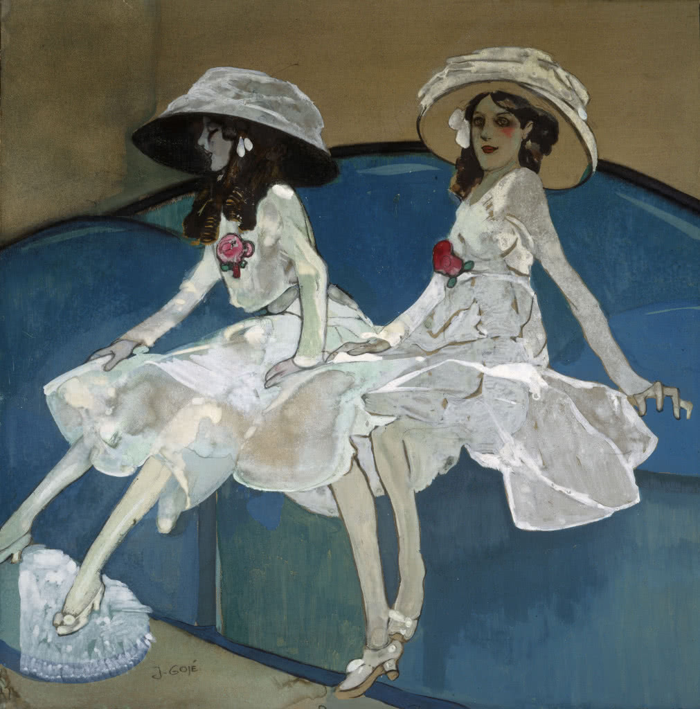 Francesc Xavier Gosé, Les dues germanes. c. 1910, Museu Nacional d'Art de Catalunya