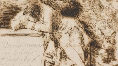 Francisco de Goya. 'El sueño de la razon produce monstruos' (1797-1799)