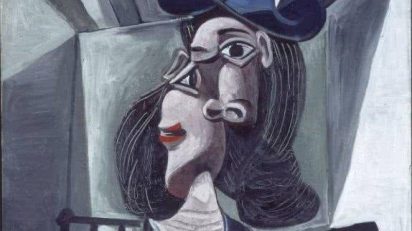 Femme au chapeaux, Picasso, Kunstmuseum de Basilea. Detalle.