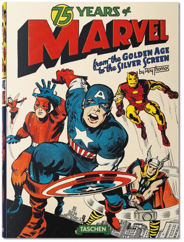 Portada. 75 Years of Marvel Comics. From the Golden Age to the Silver Screen