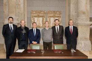Gabriele Finaldi, Luis Feduchi, Eduardo Nolla, Félix de Azúa, Miguel Zugaza e Ignacio Castillo.