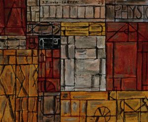 Torres-García, Joaquín. Physique,1929. Óleo sobre tela 60 x 73 cm.