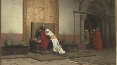 Jean-Paul Laurens. La excomunión de Roberto II el Piadoso. 1875. © RMN-Grand Palais (musée d'Orsay) / Hervé Lewandowski.