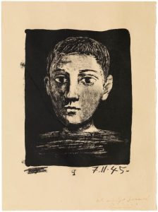 Picasso. Cabeza (autorretrato evocativo). París, 7 de noviembre de 1945. © Fundación Picasso. Museo Casa Natal, Ayuntamiento de Málaga. © Sucessión Pablo Picasso, VEGAP, Madrid, 2015. Picasso. Cabeza (autorretrato evocativo). París, 7 de noviembre de 1945. © Fundación Picasso. Museo Casa Natal, Ayuntamiento de Málaga. © Sucessión Pablo Picasso, VEGAP, Madrid, 2015.