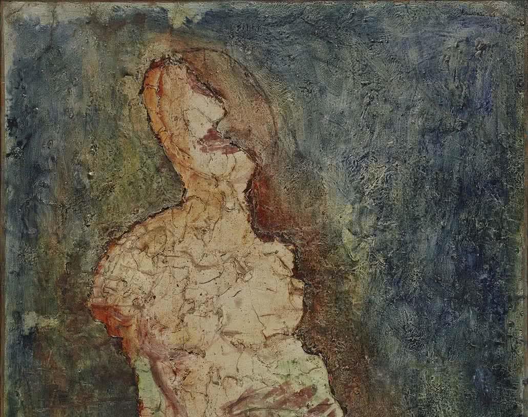 Jean Fautrier. Sarah, 1943 (detalle).