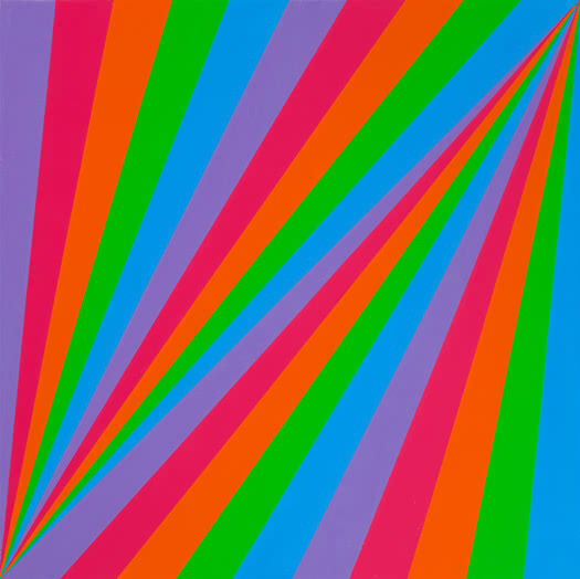 Max Bill. Rhythmus in fünf farben (ritmo en cinco colores), 1985.