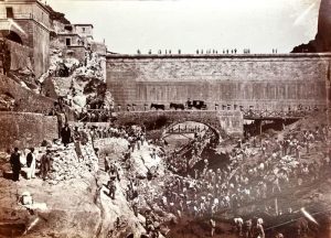 Charles Clifford. Canal de Isabel II. Presa del Pontón de la Oliva, 1856.