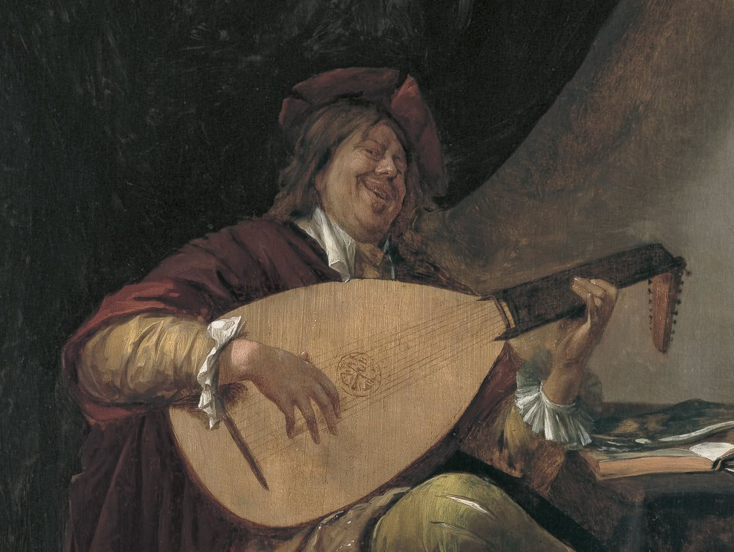 Jan Havicksz. Steen. Autorretrato con laúd. c. 1663-1665. Museo Thyssen-Bornemisza.