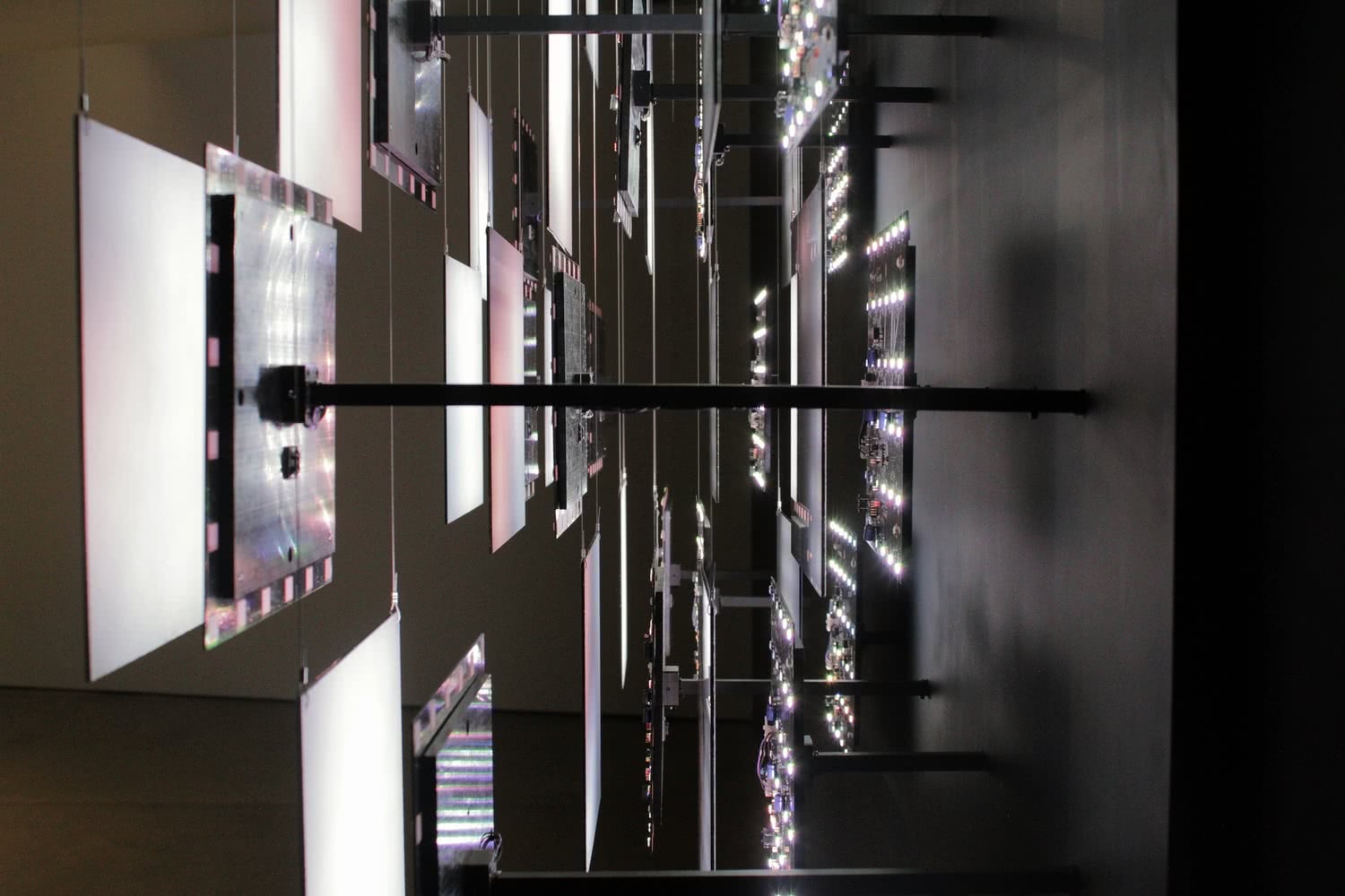 Jim Campbell. Ritmos de luz. Foto: Sonia Aguilera.