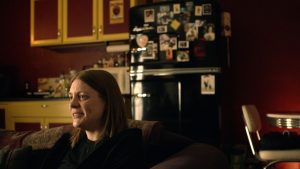 Kimberly Cobain, en el rodaje.